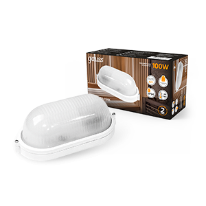 Светильник НБП IP54 280*160*108 овал под лампу Е27 max 100W, 1/8 926602201