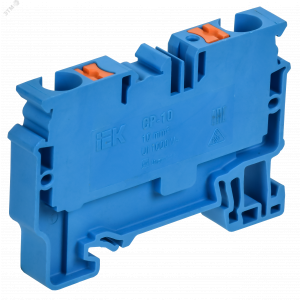 ARMAFIX Клемма пружинная Push In CP 10мм2 синяя IEK AF-CT20-00-K07-010