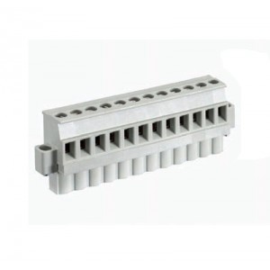 Розеточный разъем на кабель 8213 B/12 VL F OB, Розеточный разъем, прямой, на кабель, шаг: 5.08 мм, 2 полюса, фиксация провода винтовая, исполнение: без маркировки, 400V, 12А, цвет: серый