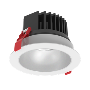 Светодиодный светильник "ВАРТОН" DL-SPARK встраиваемый 25W 3000K 60° 150x105mm белый IP44 с матовым серебристым рефлектором V1-R0-00434-10L07-4402530