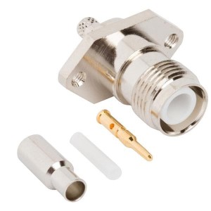 122458RP, РЧ соединители / Коаксиальные соединители TNC 2 HOLE THRD JK 174 REV POLARITY