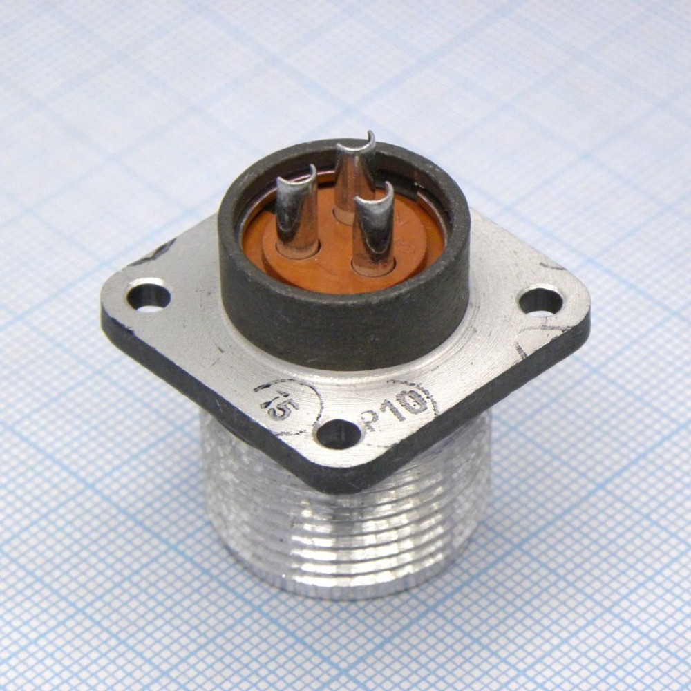 Изображение товара Соединитель цилиндрический низкочастотный пылебрызгозащищенный 2РТТ20Б3Ш5В