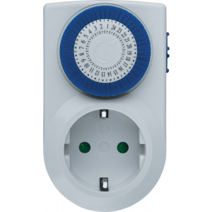 Таймер 61 557 NTR-A-S01-WH розет. электромех. 61557