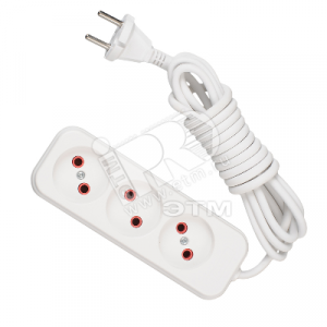 Удлинитель 3х5м без заземл. 10А IP20 Lila 720-0305-303