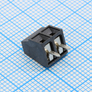DG381-THR-3.5-02P-13-10A(H), Клеммник винтовой на плату