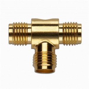 72968, РЧ адаптеры - Т-образные SMA T TYPE JACK(F)/ JACK(F)/JACK(F)