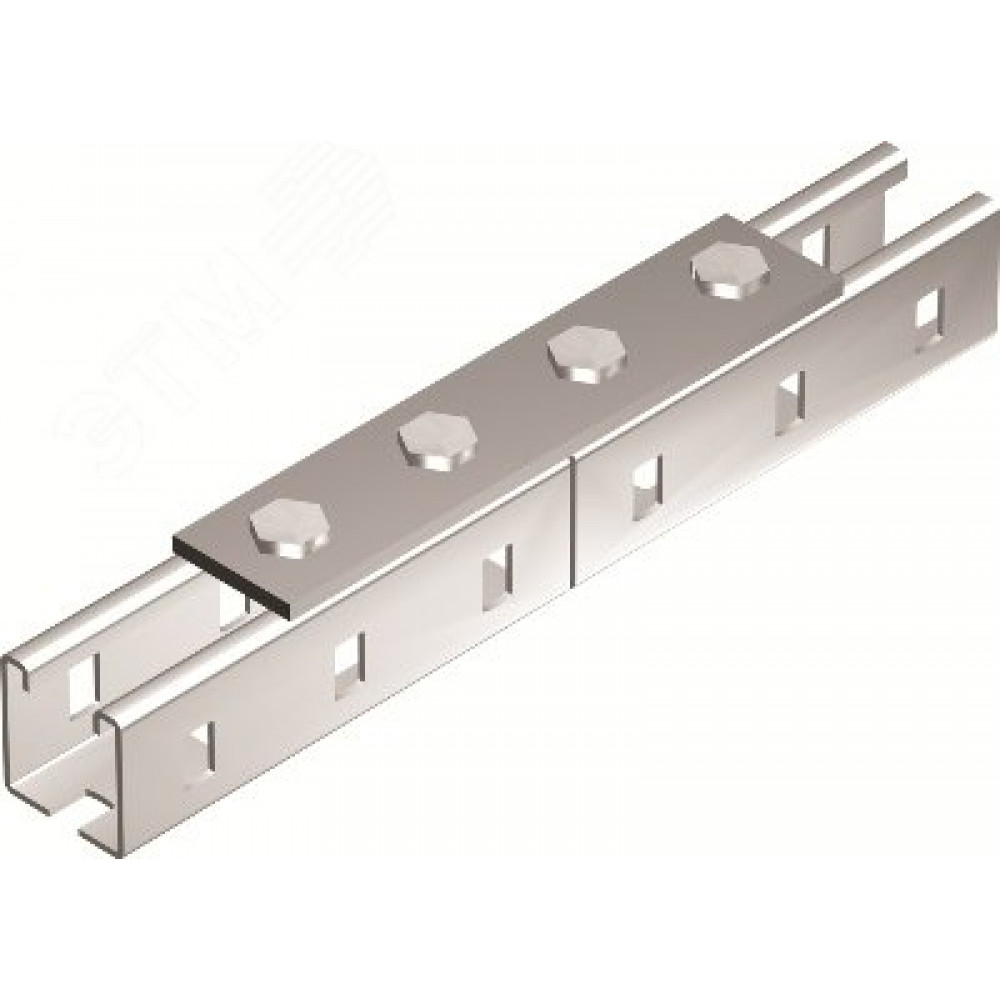 Изображение товара Пластина для профиля С-образная соединительная L190 4 отверстия DKC BMD1012HDZ