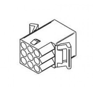 03-09-1094, Штыревые и гнездовые соединители 9 CKT RECEPTACLE
