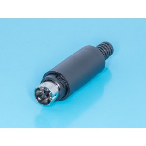 MDN-6M, Вилка mini DIN 6 контактов на кабель