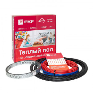 Теплый пол (нагревательный кабель) 375Вт 27 м 2,5 м2 nk-375