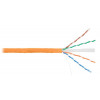Кабель U/UTP кат.6 4 пары LSZHнг(B)-HF оранж. (уп.305м) EC-UU004-6-LSZH-OR