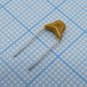 TS170R1H161JSBNB0R, Конденсатор керамический многослойный 160пФ 50В NPO ±5% радиальный 5.08мм 125°C россыпь