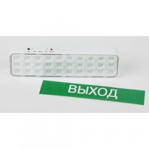 Светильник светодиодный DBA-102-0-20 30LED 5ч IP20 выход аварийный непостоянный Б0044395