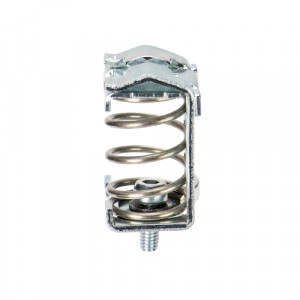 Зажим кабельный WST 13,5/D, Зажим для подключения экранированного кабеля, тип фиксации провода: зажим, для кабеля: 4-13,5 мм, цвет: серый, тип монтажа: болт