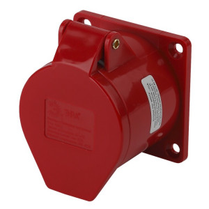 Розетка стационарная внутренняя 424 3Р+РЕ 32А 380В IP44 (15/90/1080) Б0032872