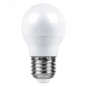 Лампа светодиодная LED 7вт Е27 дневной шар 25483