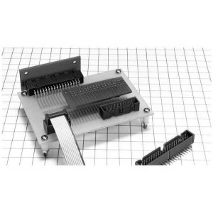 HIF3FB-60PA-2.54DSA(71), Проводные клеммы и зажимы 60P STRT SOCKET T/H LOW PROF CON GLD PLT