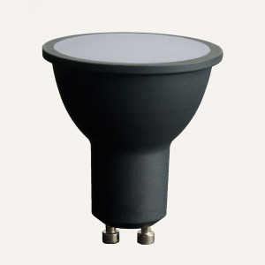 Лампа светодиодная LED 8вт 230в GU10 белый черный корпус .PRO 48959