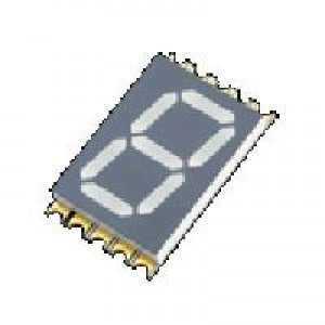 ACSA56-51RWWA/A, Светодиодные дисплеи и аксессуары .56in Single Digit Wht SMD LED Display