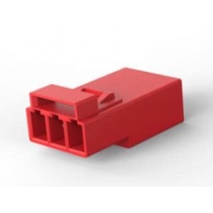 2834055-4, Осветительные коннекторы REC, 3P LATCHED POKE-IN WTW CONN.RD
