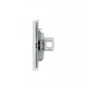 Компьютерная розетка RJ-45 без шторки, кат.6А одинарная,KANT, белый песок 7010673