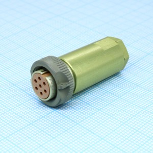 РС7ТВ розетка с/к, Соединитель цилиндрический низкочастотный