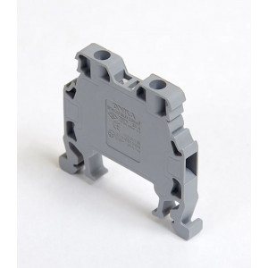 Проходная клемма MRK 2,5S Grey, 1010132, Проходная клемма, тип фиксации провода: винтовой, номинальное сечение: 2,5 мм кв.,  24A, 750V, ширина: 5,1 мм, цвет:  серый, тип монтажа: DIN35
