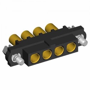 M80-4000000F1-04-327-00-000, Электропитание платы Datamate Mix-Tek Female Crimp Connector, Hexagonal slotted jackscrews, no signal contacts, 4 x 16 AWG Power contacts