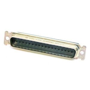 DCC37P, Стандартные соединители D-Sub  DSUB 37 M CRIMP G ZINC