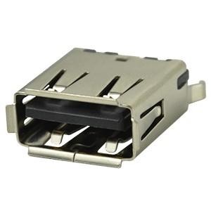 UJ2-AV-2-TH, USB-коннекторы USB 2.0 type A jack 4 pin Vertical TH
