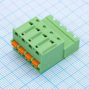 2EDGKDR-5.08-04P-14-00, Нажимной безвинтовой клеммный блок 4 контакта серия 2EDGKDR-5.08