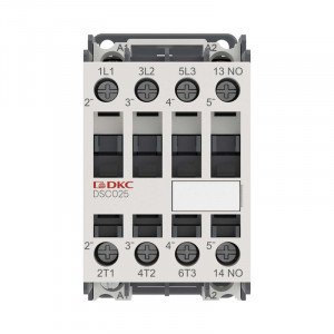 Магнитный контактор YON DSC025 25A 12,5кВт AC3 3P кат.220В AC 1НО DSC025-3C10A230