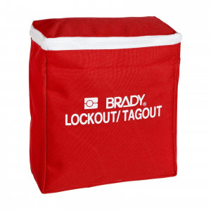 gws50979, Сумка для блокираторов поясная большая, нейлон, 203х178х76 мм, цвет – красный, 1 шт/упак