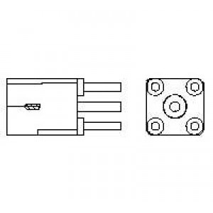 1757644-1, РЧ соединители / Коаксиальные соединители SCD SMPM PCB PLUG