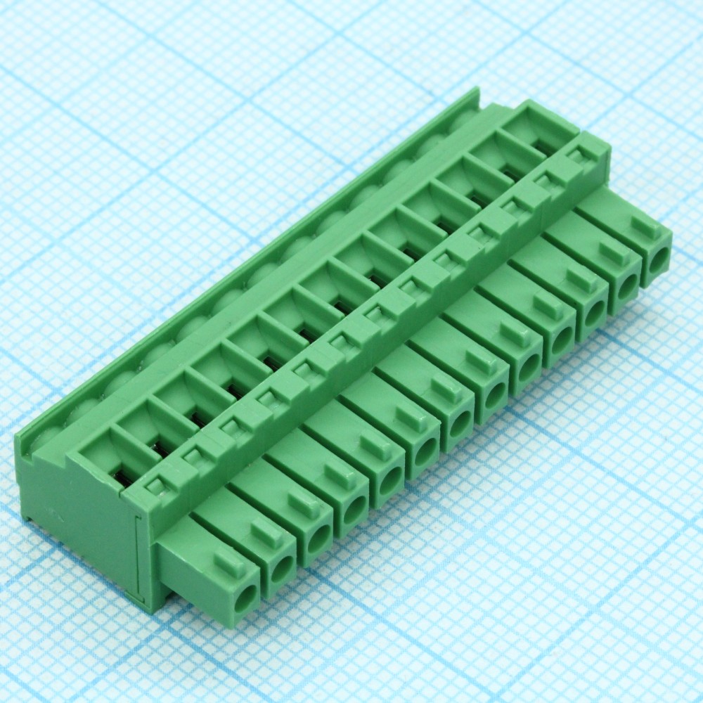Изображение товара Клеммный блок Degson 15EDGKA-3.5 с 13 контактами