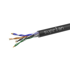 Кабель витая пара U/UTP кат.5E 4х2х24AWG solid Cu PE Out. Premium 305м (м) 01-0311-2
