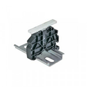 Концевой стопор WEF 1 BSS/35, Концевой стопор, тип зажима: защелка, материал: пластик, ширина: 8 мм, цвет: черный тип монтажа: DIN35