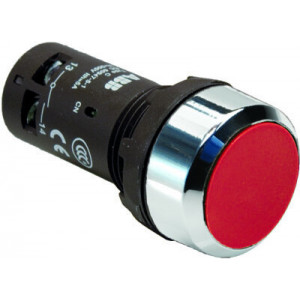 Кнопка CP2-30R-01 красная с фиксацией 1HЗ (кр.10шт) [1SFA619101R3041]