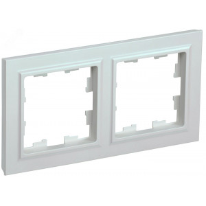 Рамка 2-м BRITE РУ-2-БрЖ жемчуж. BR-M22-K36