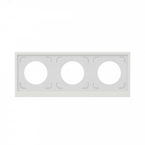 Рамка 3 поста IP44, KANT, белый песок 7010946