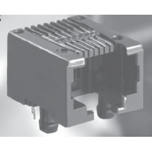 GMX-N-66, Модульные соединители / соединители Ethernet 6P6C R/A PCB BLACK LOW PROFILE