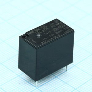 835-1AB-C 12VDC, Миниатюрное силовое реле серия 835 10A один контакт на замыкание катушка 12В монтаж в отверстие