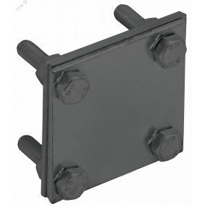 Зажим крестообразный с разделителем полоса-полоса 40мм оцинкованная сталь TD IEK ZCC68-13-1-40