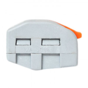 Клемма строительно-монтажная СМК 222-412 2-проводная 0.08-2.5кв.мм с рычагом (уп.100шт) PROxima plc-smk-412