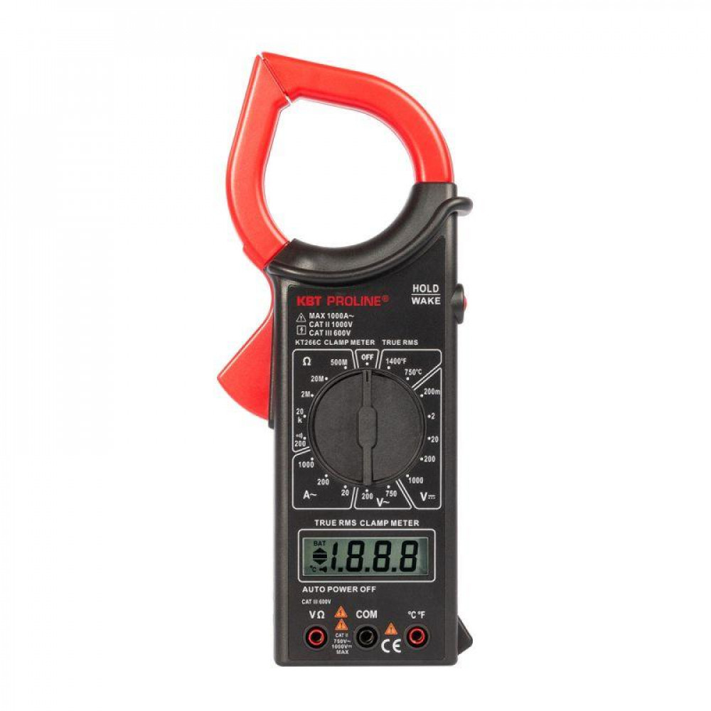 Изображение товара Токоизмерительные клещи KT 266C серия PROLINE от КВТ для точных измерений