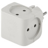 Разветвитель 4-м без заземл. 16А IP20 SP-4-W бел. Б0005103