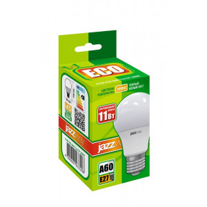 Лампа светодиодная PLED-ECO 11Вт A60 грушевидная 3000К тепл. бел. E27 880лм 230В 1033208
