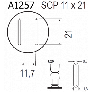 QUICK A1257, Насадка для термофена в паяльных станциях серий Quick 850, Quick 855, Quick 857, Quick 861, Quick 990