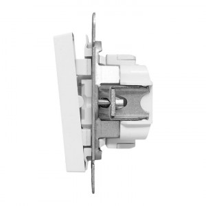 Механизм выключателя, двухклавишный, белый Эпика EKF UP1-SWW-20