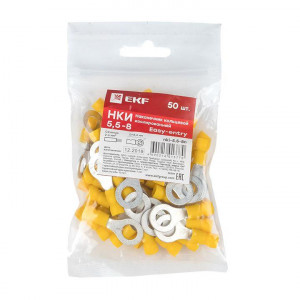 Наконечник кольц. изол. НКИ 6.0-8 (уп.50шт) nki-5.5-8n